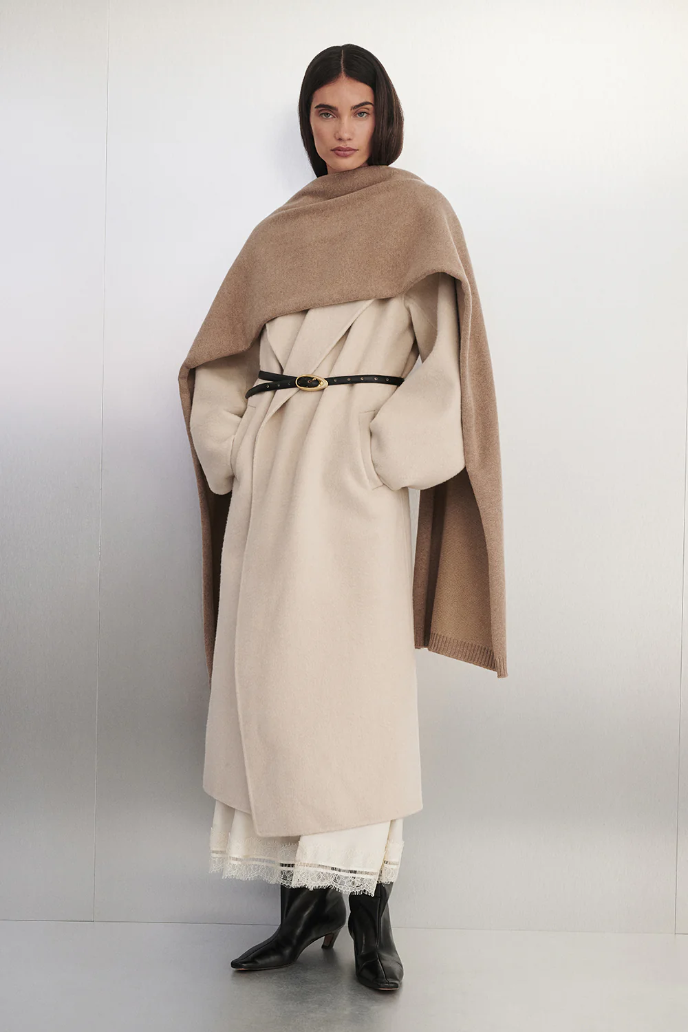 WREN BONE WOOL BLEND COAT - Image 8